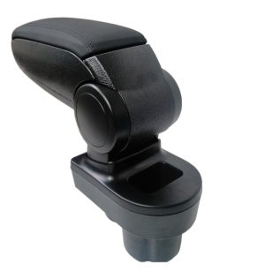 Skoda Rapid 2012+ Leather Car Auto Armrest Centre Console Arm Storage Box Black 