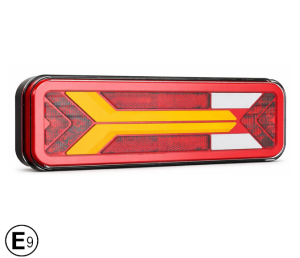 2 x Lkw LED Anhänger Dynamic Rückleuchten hinten Leuchten 12v 24V E9
