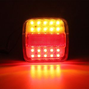 2 x Tail truck light  ,trailer lights,brake light left right 14 Led magnet 12v