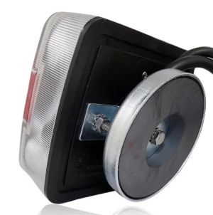 2 x Tail truck light  ,trailer lights,brake light left right 14 Led magnet 12v