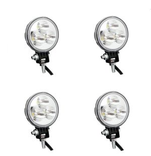 4 x Ekstralys, led kjørelys, arbeidslys, bil, bat, SUV,4x4,ATV, 9W  LED 12/24V
