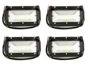 4 x 72W 24LED  lastebil, Lys, traktor, arbeidslys, dagslys, offroad ATV 10/48V