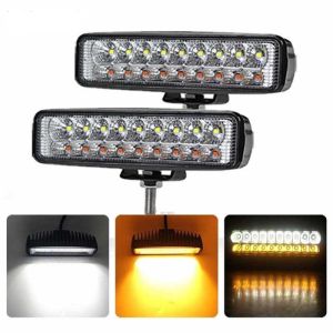 18 Led leuchten,Blinker,Scheinwerfer,Weiß,Bernstein ,SUV, DRL,ATV,4x4  54W  12/24V