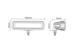 18 Led leuchten,Blinker,Scheinwerfer,Weiß,Bernstein ,SUV, DRL,ATV,4x4  54W  12/24V