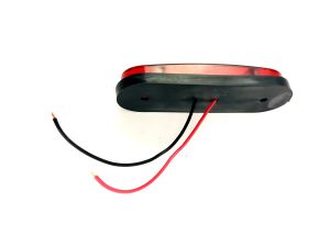 Indicator de lumină laterală camion Remorcă 9 LED rosu 24v