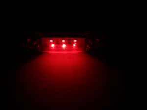 Indicator de lumină laterală camion Remorcă 9 LED rosu 12v