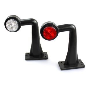 2 x 4 led Luces laterales de remolque camiones  e-marca 12/24v