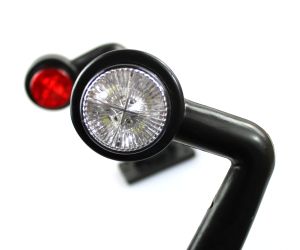 2 x 4 led Luces laterales de remolque camiones  e-marca 12/24v