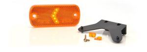 2 x 5 LED Leuchte Lampe Begrenzungsleuchte Umrißleuchte 12/24V Orange LKW Anhänger
