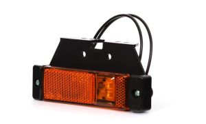 2 x 2 LED Feux cote indicateur camion,remorque 12/24v orange,e-marqué