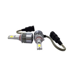 2 x Led HB3 lys, hovedlys, lyspærer, strålekaster  COB 72w 7600lm