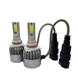 2 x Led HB4 lys, hovedlys, lyspærer, strålekaster  COB 72w 7600lm