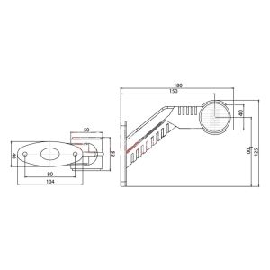 2 x Stalk Position lights marker indicator truck trailer e-mark  bulb lamp 24V