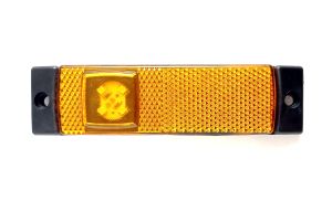 2 x 4 LED Light  Position Side Marker Clearance Truck,Trailer Orange SMD 12/24v