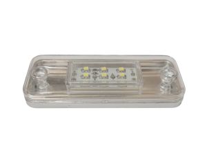 4 x 9 LED Leuchte Begrenzungsleuchte Umrißleuchte  LKW Anhänger Weiß 12/24V