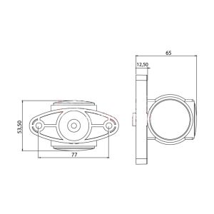 2 x Led Begrenzungsleuchten Positionsleuchten  LKW Anhänger E-Prüfzeichen 12V 24V 
