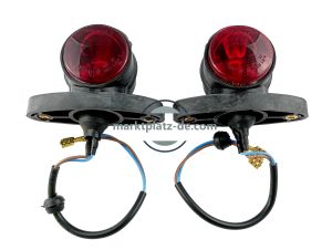 2 x Begrenzungsleuchten Positionsleuchten  LKW Anhänger E4 Glühlampe 24V 