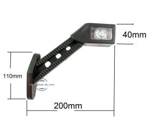 2 x Led Begrenzungsleuchten Positionsleuchten  LKW Anhänger E-Prüfzeichen E20 12/24V 