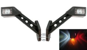 2 x Led Begrenzungsleuchten Positionsleuchten  LKW Anhänger E-Prüfzeichen E20 12/24V 