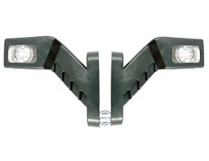 2 x Seitenmarkierungsleuchte  Positionsleuchten LKW Anhänger E20 12/24V 