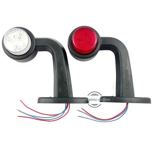 2 x Led Breddmarkering markeringsljus lastbil trailer 12/24v
