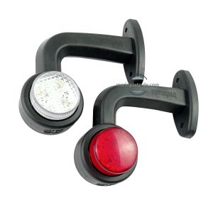 2 x Led Breddmarkering markeringsljus lastbil trailer 12/24v