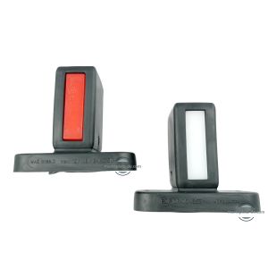 2 x Neon Led Begrenzungsleuchten Positionsleuchten  LKW Anhänger E-Prüfzeichen E20  Weiß,Rot,Gelb 12/24V 