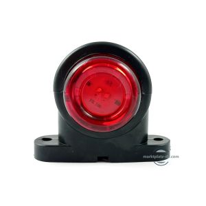 2 x 6 Led Tilhenger blinklys ,Lastebil markeringslys Dioder Rød/Hvit 12/24v