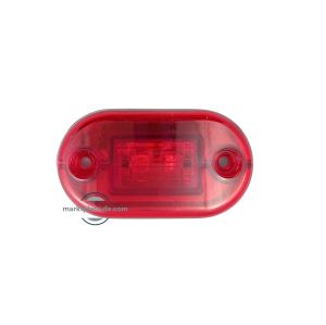2 LED Mini Leuchte Begrenzungsleuchte Umrißleuchte  LKW Anhänger Rot 12V 24V