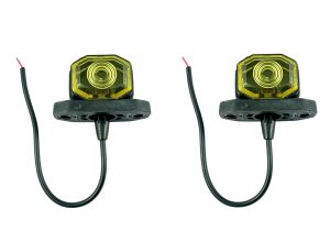 2 x Begrenzungsleuchten Positionsleuchten leuchten Licht Diod  Rot / Weiß 12/24v