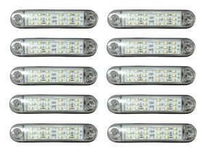 18 Led Feu Indicateur de position latéral ,remorque camion  blanc 12V 24V