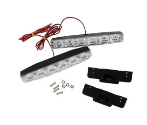 2 x 12W LED Auto, DRL, LKW, Traktor, Arbeitsscheinwerfer, Tageslicht, Offroad Universal 12v