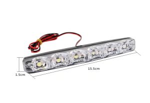 2 x 12W LED Auto, DRL, LKW, Traktor, Arbeitsscheinwerfer, Tageslicht, Offroad Universal 12v