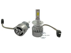 2 x Led H7 lys, hovedlys, lyspærer, strålekaster  COB 60w 13000lm