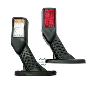 2 x LED feux cote lateral remorque camions 12/24V