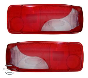 2 x Linse Rücklichtlinse Leuchte Glas MAN Vw Crafter Mercedes Sprinter