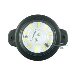 LED Seitenmarkierungsleuchten Anhänger LWK Blinker Umrissleuchte White 12V 24V 