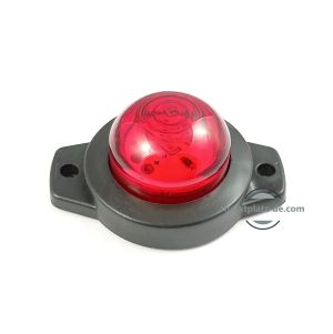 10 x Led Feu Indicateur de position latéral ,remorque camion rouge 12/24v