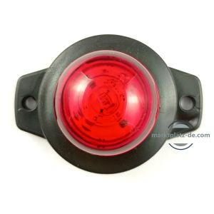 10 x Led Feu Indicateur de position latéral ,remorque camion rouge 12/24v
