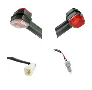 2 x Stalk Position lights led lights marker indicator truck caravan lightbulb trailer e-mark 24V