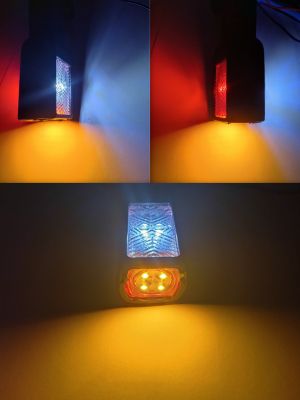 2 x LED Markeringslys tilhenger  lastebil 12/24V 