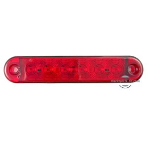 6 led Lămpi de marcaj laterale cu distanță Indicator Remorcă camion roșu 12/24v