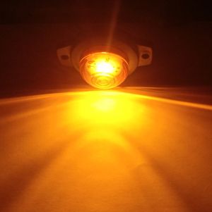 Led Sidemarkeringslys Lastbil Släp Gul 12/24v 