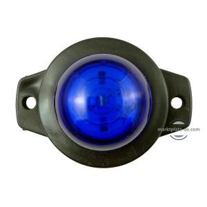 LED Seitenmarkierungsleuchten Anhänger LWK Blinker Umrissleuchte Blau 12/24V 
