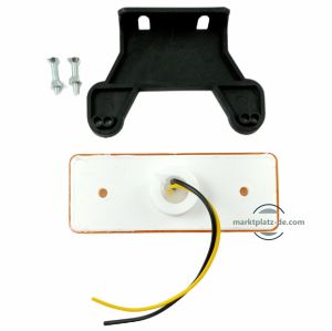 4 x 4 LED Seitenmarkierungsleuchten Anhänger LWK Reflektor Umrissleuchte Orange 12V 