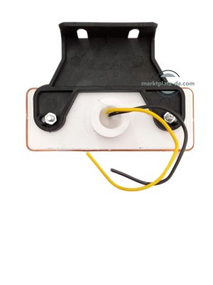 4 LED Seitenmarkierungsleuchten Anhänger LWK Reflektor Umrissleuchte Orange 12V 