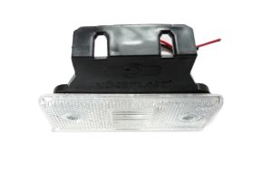 4 LED Seitenmarkierungsleuchten Anhänger LWK Reflektor Umrissleuchte Weiss 24V 