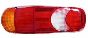 2 x Linse Baklys lastebil Baklykt Tilhenger Renault Premium, Master, Vw transporter, DAF LF, Iveco, Mercedes