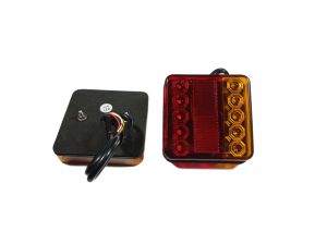 2 x 10 Led Feu Arriere Camion Remorque Caravane  E11 12v