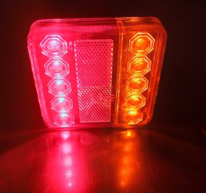 2 x 10 Led Feu Arriere Camion Remorque Caravane  E11 12v